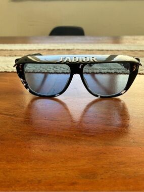 Dior Black Sunglasses with Silver J'ADIOR Logo